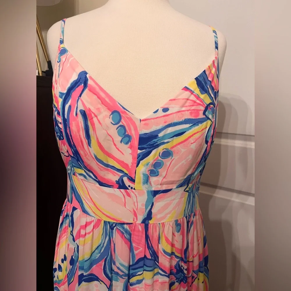EUC size 10 Lilly Pulitzer Melody maxi dress - Picture 6 of 8